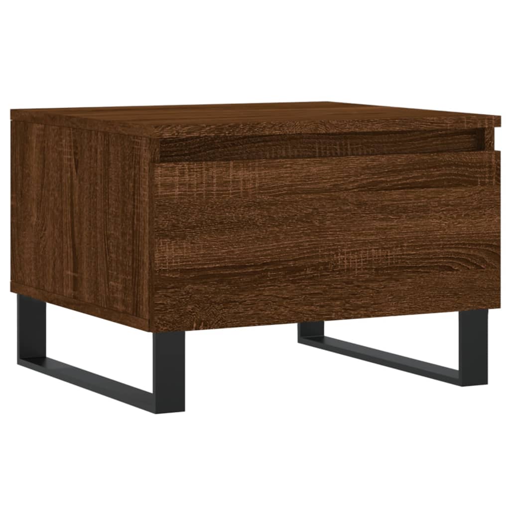 Konferenční Stolky 2 Ks Hnědý Dub 50X46X35 Cm Kompozitní Dřevo