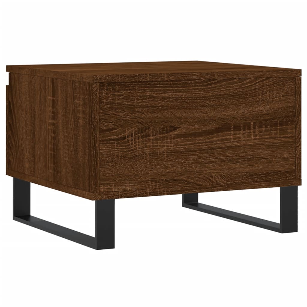 Konferenční Stolky 2 Ks Hnědý Dub 50X46X35 Cm Kompozitní Dřevo