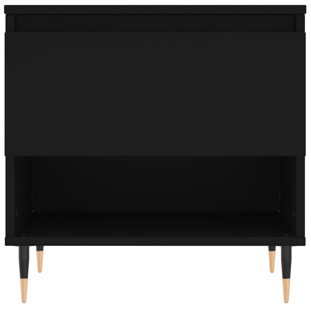 Konferenční Stolky 2 Ks Černé 50 X 46 X 50 Cm Kompozitní Dřevo