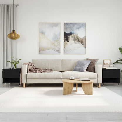Konferenční Stolek Lesklý Bílý 50 X 46 X 50 Cm Kompozitní Dřevo