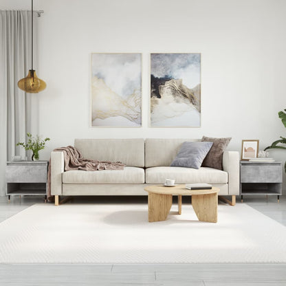 Konferenční Stolek Lesklý Bílý 50 X 46 X 50 Cm Kompozitní Dřevo