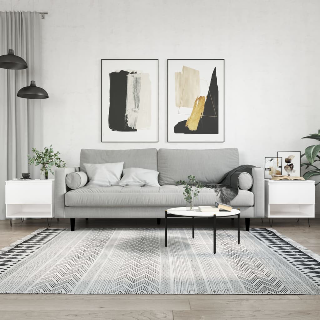 Konferenční Stolky 2 Ks 50X46X50Cm Kompozitní Dřevo