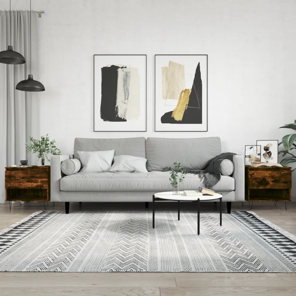Konferenční Stolky 2 Ks 50X46X50Cm Kompozitní Dřevo