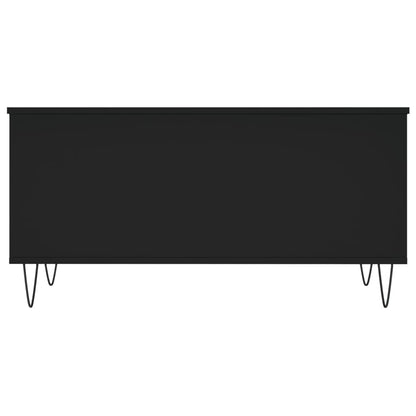 Konferenční Stolek Černý 90 X 44,5 X 45 Cm Kompozitní Dřevo