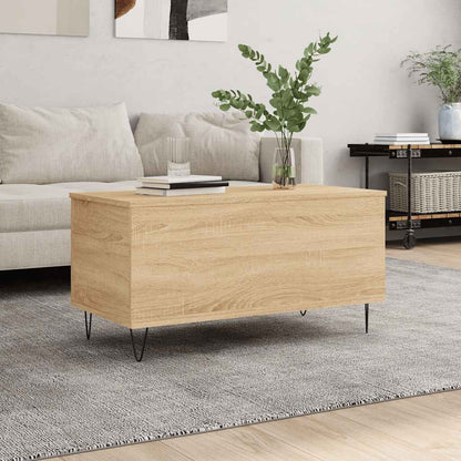 Konferenční Stolek Betonově Šedý 90X44,5X45 Cm Kompozitní Dřevo