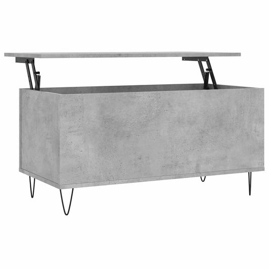 Konferenční Stolek Betonově Šedý 90X44,5X45 Cm Kompozitní Dřevo