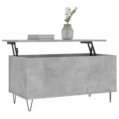 Konferenční Stolek Betonově Šedý 90X44,5X45 Cm Kompozitní Dřevo