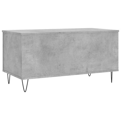 Konferenční Stolek Betonově Šedý 90X44,5X45 Cm Kompozitní Dřevo