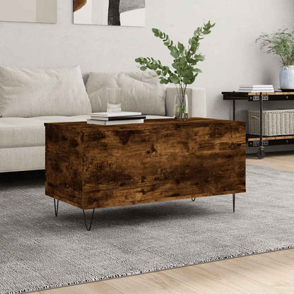 Konferenční Stolek Betonově Šedý 90X44,5X45 Cm Kompozitní Dřevo