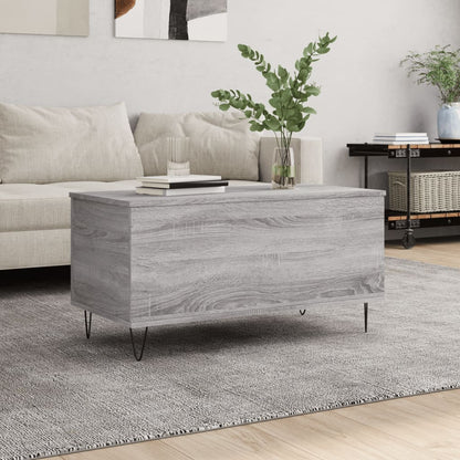 Konferenční Stolek Betonově Šedý 90X44,5X45 Cm Kompozitní Dřevo