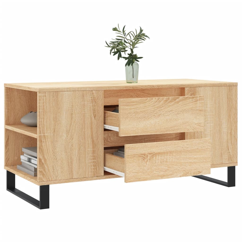 Konferenční Stolek 102X44,5X50 Cm Kompozitní Dřevo