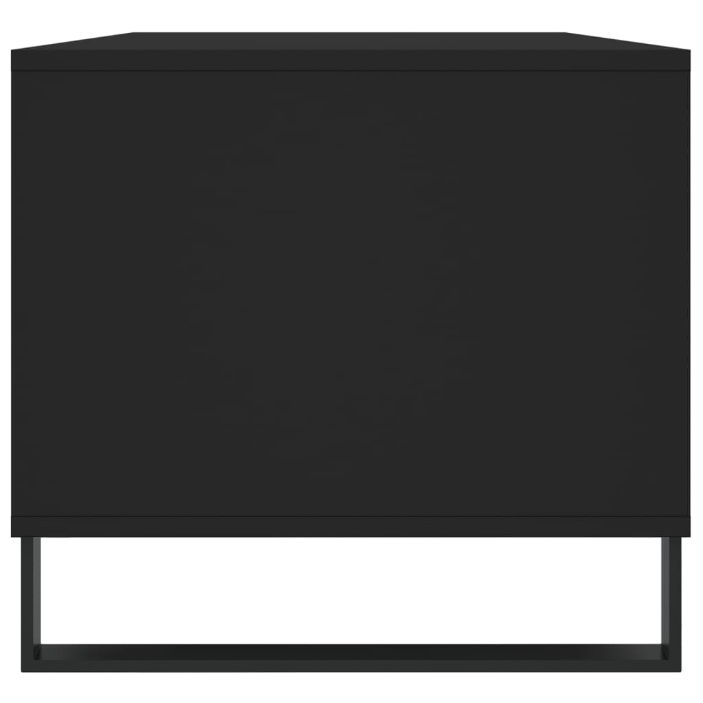 Konferenční Stolek Černý 90 X 49 X 45 Cm Kompozitní Dřevo