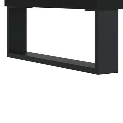 Konferenční Stolek Černý 90 X 49 X 45 Cm Kompozitní Dřevo