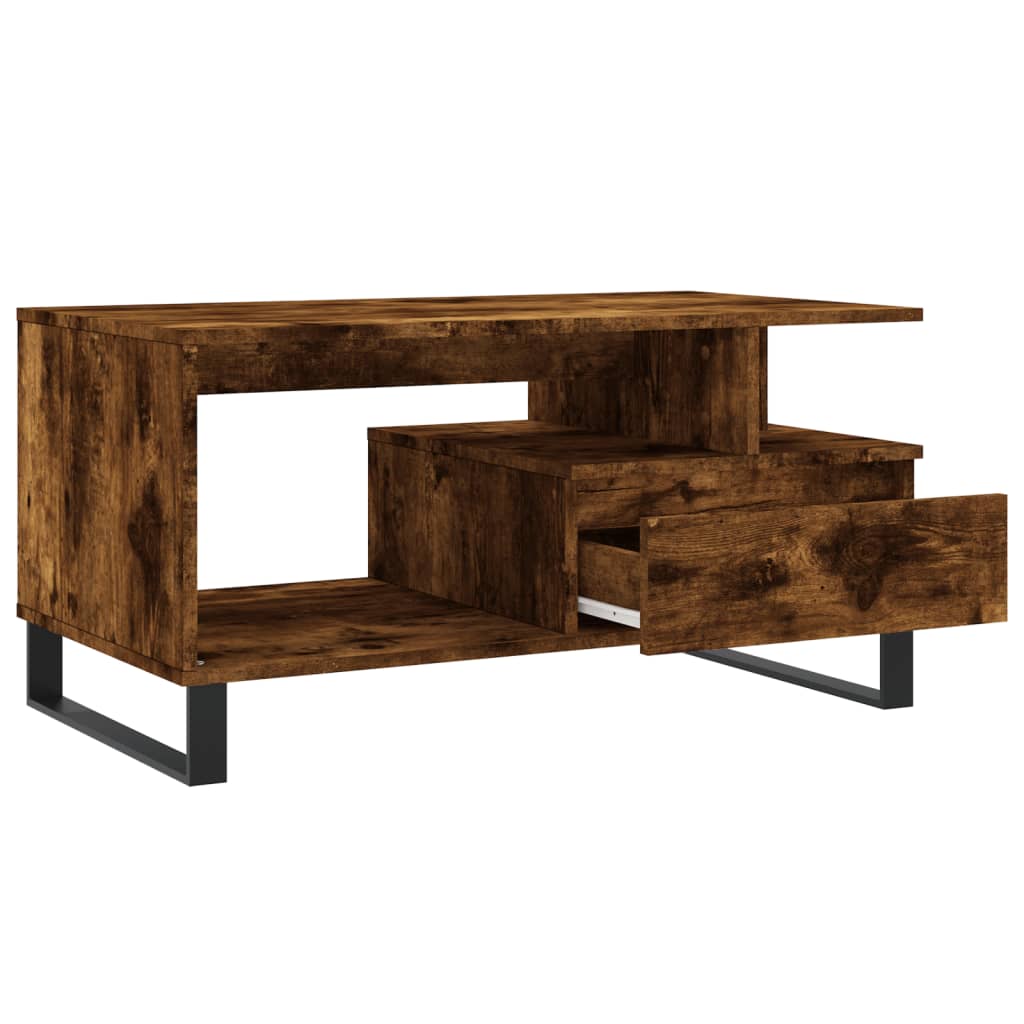 Konferenční Stolek 90X49X45 Cm Kompozitní Dřevo