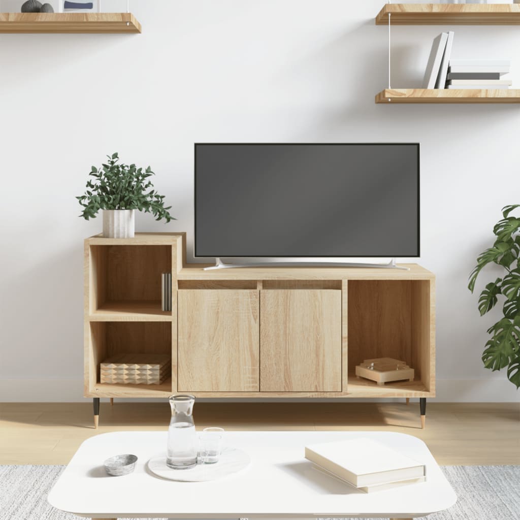 Tv Skříňka 100X35X55 Cm Kompozitní Dřevo