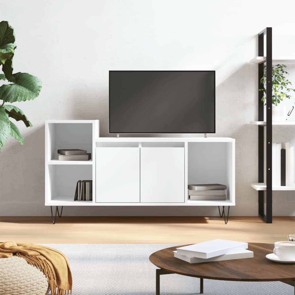Tv Skříňka Betonově Šedá 100X35X55 Cm Kompozitní Dřevo
