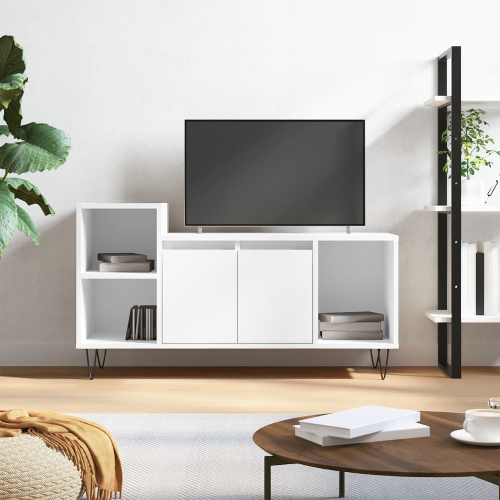 Tv Skříňka Betonově Šedá 100X35X55 Cm Kompozitní Dřevo