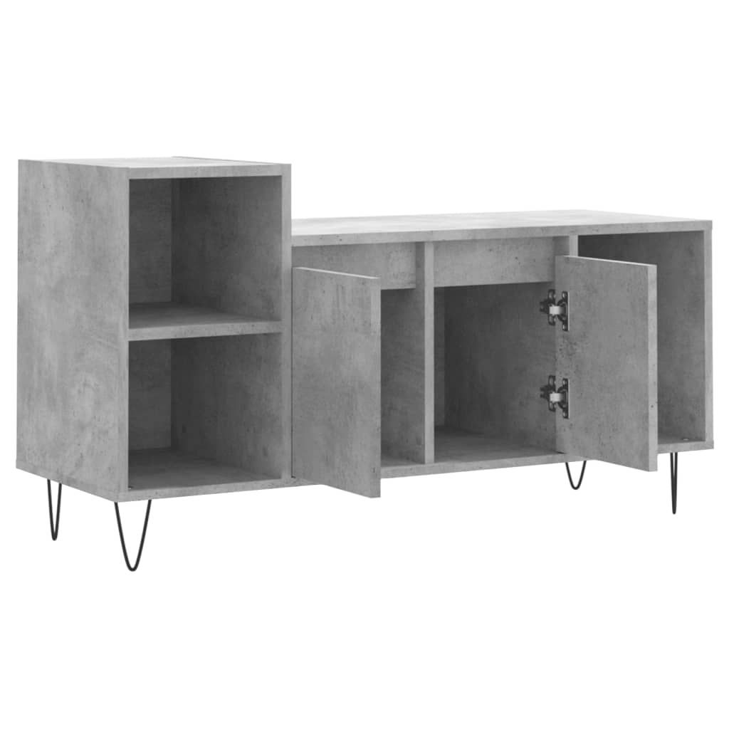 Tv Skříňka Betonově Šedá 100X35X55 Cm Kompozitní Dřevo