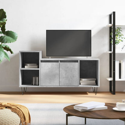 Tv Skříňka Betonově Šedá 100X35X55 Cm Kompozitní Dřevo