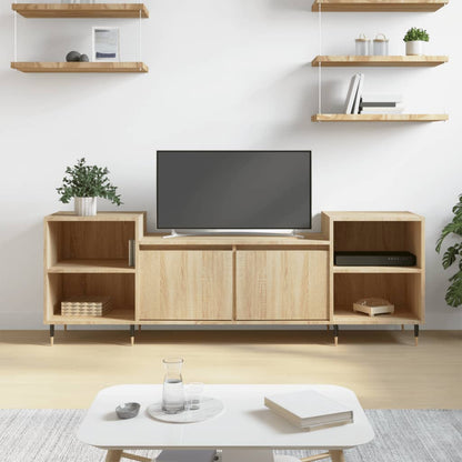 Tv Skříňka Šedá Sonoma 160X35X55 Cm Kompozitní Dřevo