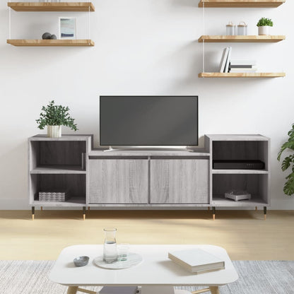 Tv Skříňka Šedá Sonoma 160X35X55 Cm Kompozitní Dřevo