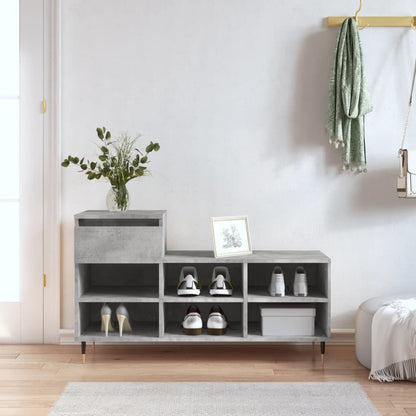 Botník Šedý Sonoma 102X36X60 Cm Kompozitní Dřevo