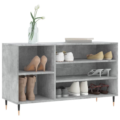Botník Betonově Šedý 102X36X60 Cm Kompozitní Dřevo
