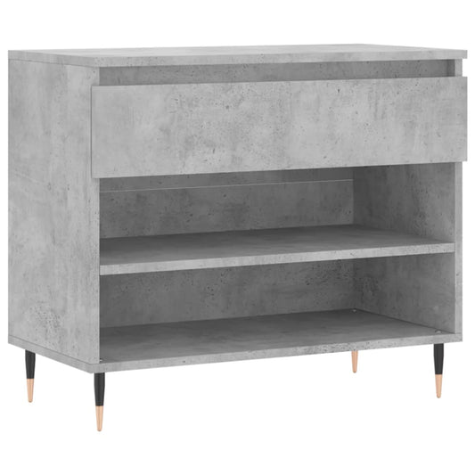 Botník Betonově Šedý 70X36X60 Cm Kompozitní Dřevo