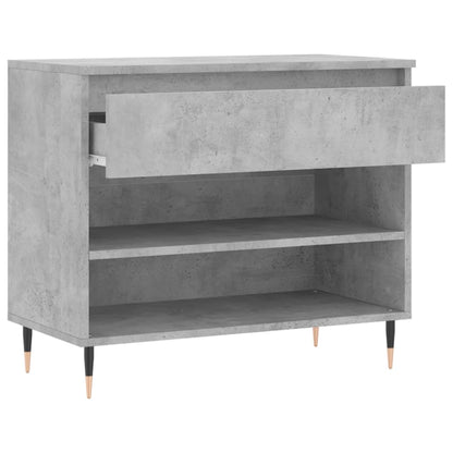 Botník Betonově Šedý 70X36X60 Cm Kompozitní Dřevo