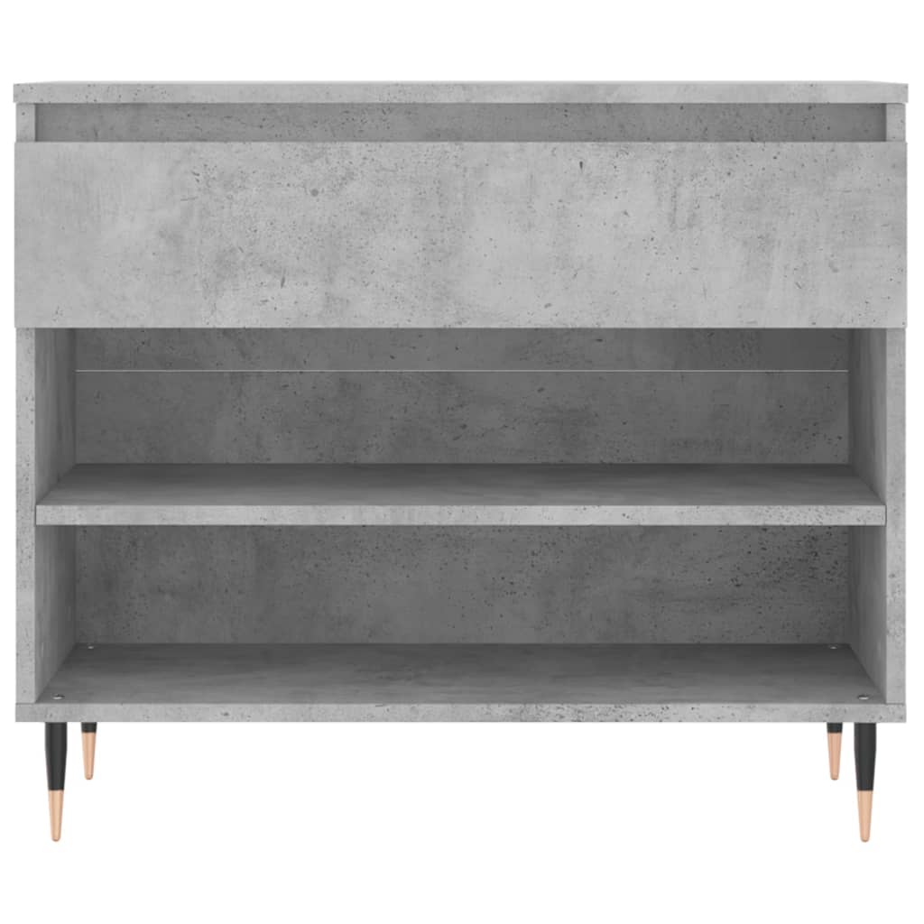 Botník Betonově Šedý 70X36X60 Cm Kompozitní Dřevo