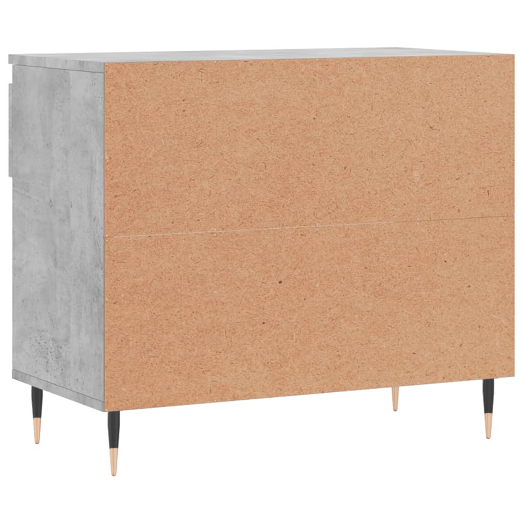 Botník Betonově Šedý 70X36X60 Cm Kompozitní Dřevo