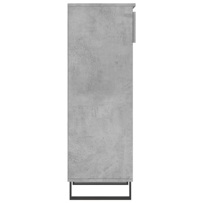 Botník Betonově Šedý 40X36X105 Cm Kompozitní Dřevo