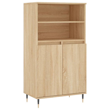 Skříň Highboard 60 X 36 X 110 Cm Kompozitní Dřevo