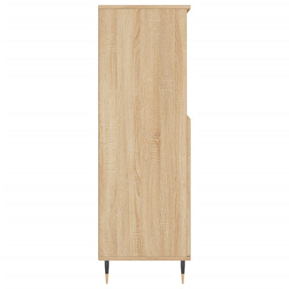 Skříň Highboard 60 X 36 X 110 Cm Kompozitní Dřevo