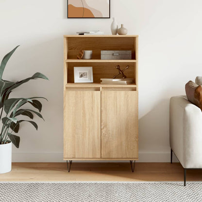 Skříň Highboard 60 X 36 X 110 Cm Kompozitní Dřevo