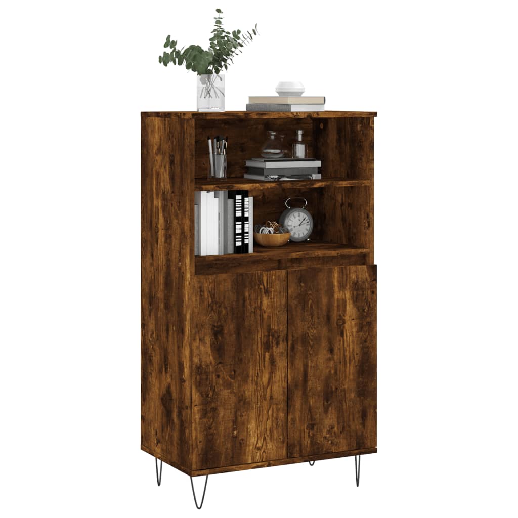 Skříň Highboard 60 X 36 X 110 Cm Kompozitní Dřevo