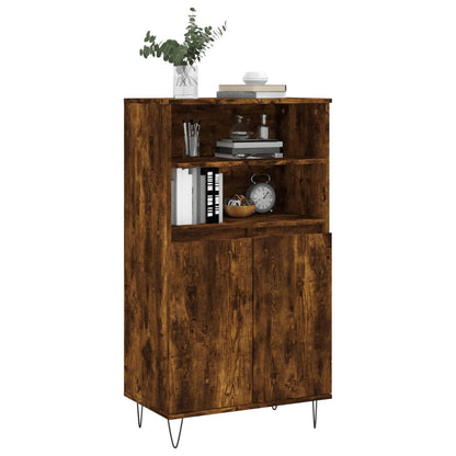 Skříň Highboard 60 X 36 X 110 Cm Kompozitní Dřevo