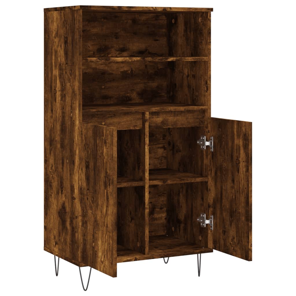 Skříň Highboard 60 X 36 X 110 Cm Kompozitní Dřevo