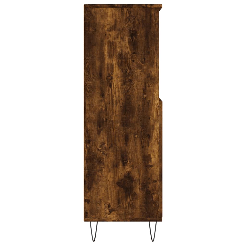 Skříň Highboard 60 X 36 X 110 Cm Kompozitní Dřevo