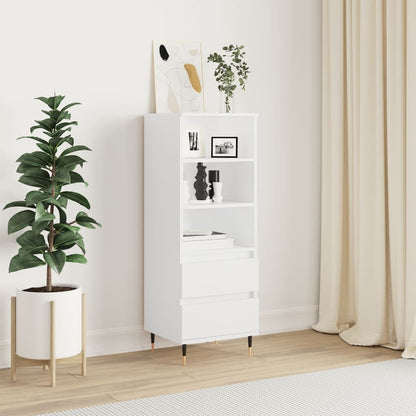 Skříň Highboard Šedá Sonoma 40 X 36 X 110 Cm Kompozitní Dřevo