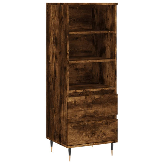 Skříň Highboard 40 X 36 X 110 Cm Kompozitní Dřevo