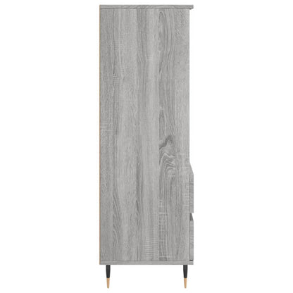 Skříň Highboard Šedá Sonoma 40 X 36 X 110 Cm Kompozitní Dřevo