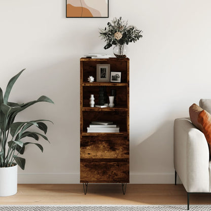 Skříň Highboard Betonově Šedá 40 X 36 X 110 Cm Kompozitní Dřevo