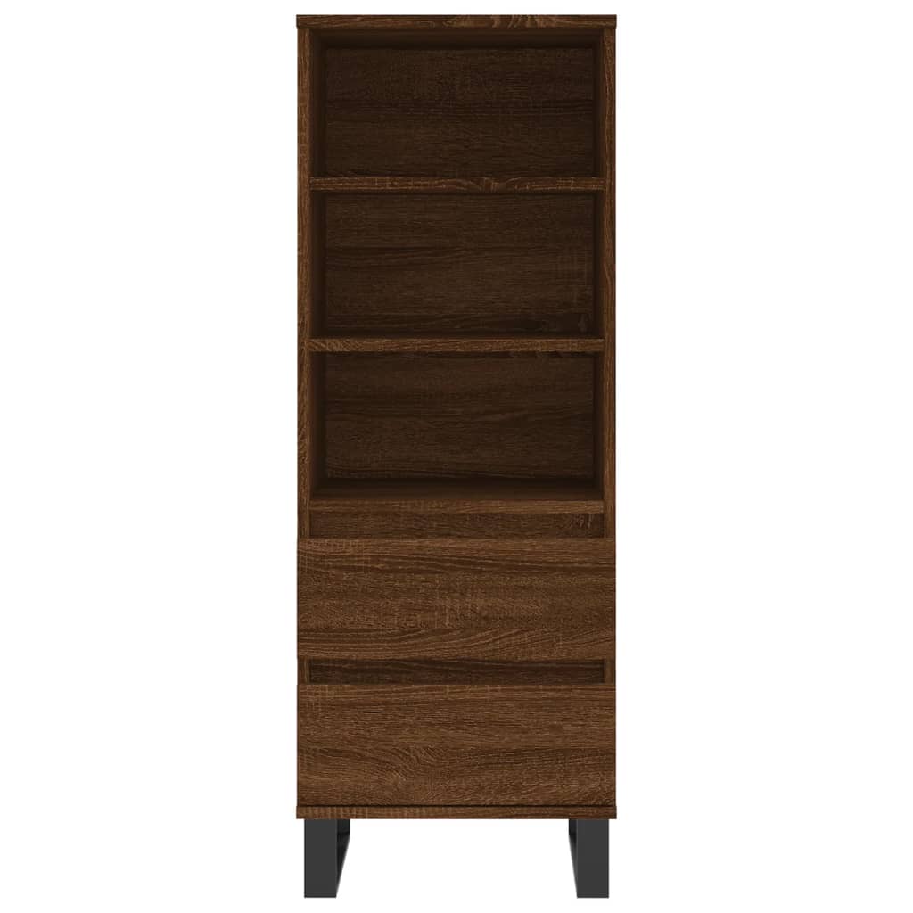Skříň Highboard 40 X 36 X 110 Cm Kompozitní Dřevo