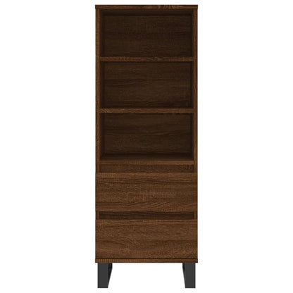 Skříň Highboard 40 X 36 X 110 Cm Kompozitní Dřevo