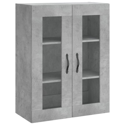 Nástěnná Skříňka Betonově Šedá 69,5X34X90 Cm Kompozitní Dřevo