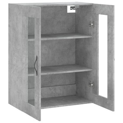 Nástěnná Skříňka Betonově Šedá 69,5X34X90 Cm Kompozitní Dřevo