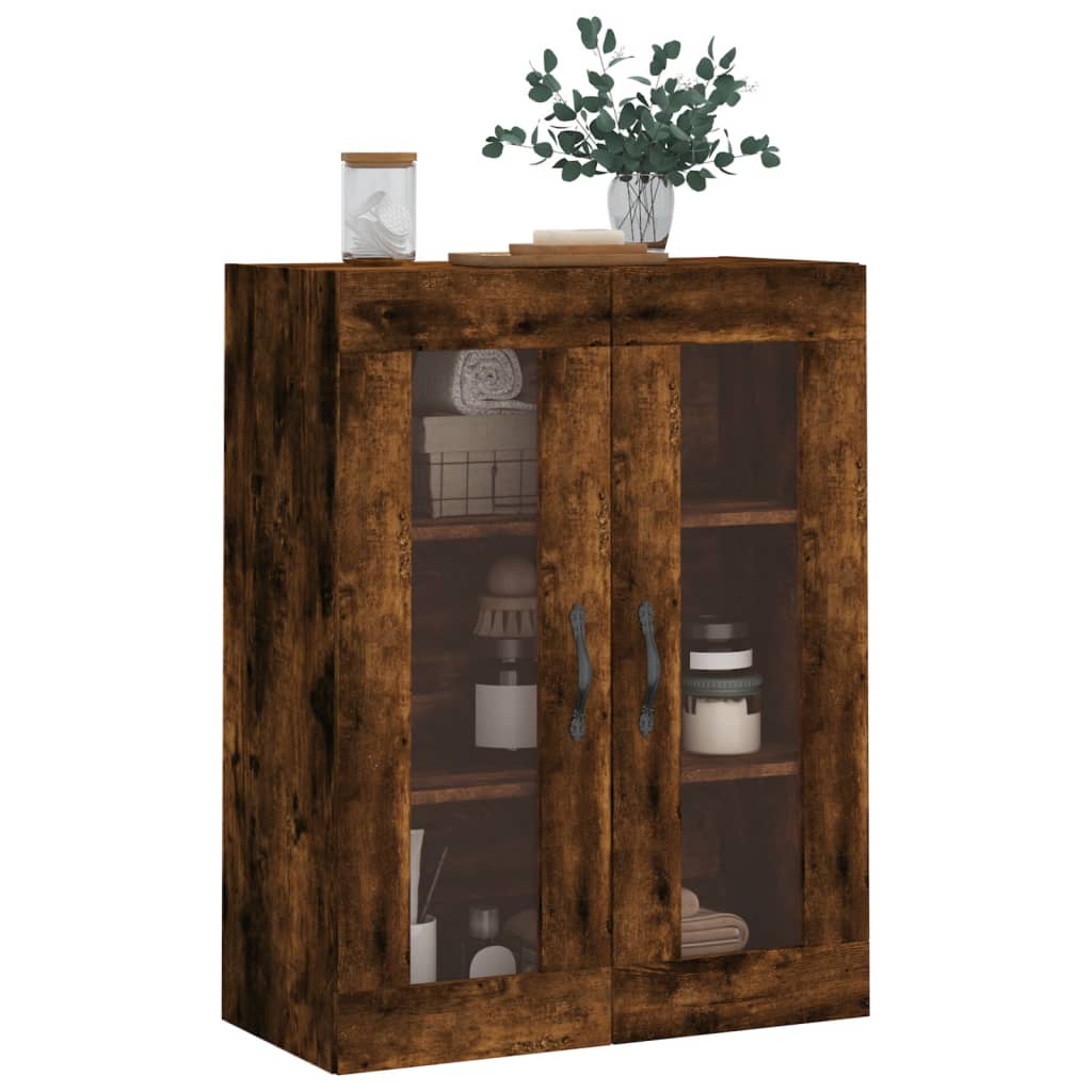 Nástěnná Skříňka Kouřový Dub 69,5 X 34 X 90 Cm Kompozitní Dřevo