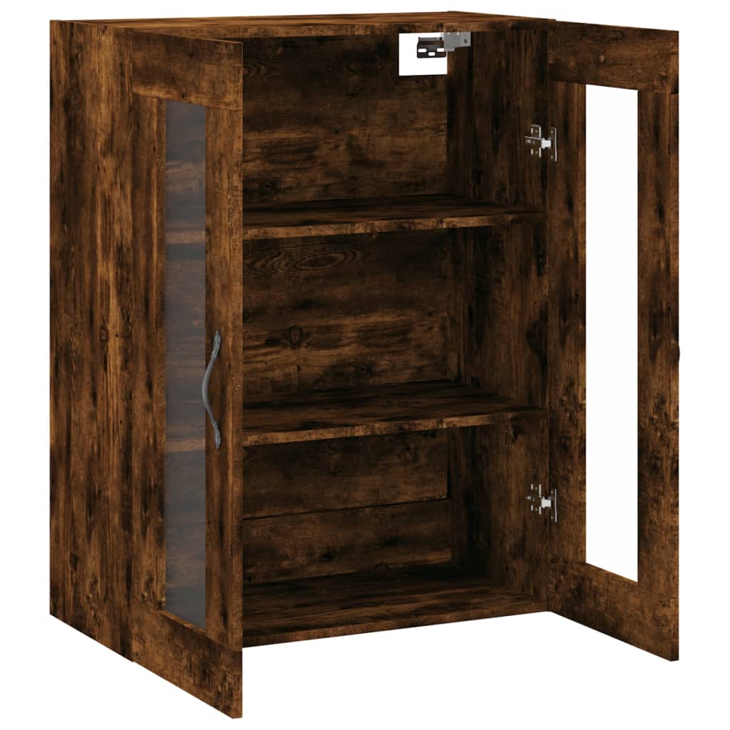 Nástěnná Skříňka Kouřový Dub 69,5 X 34 X 90 Cm Kompozitní Dřevo