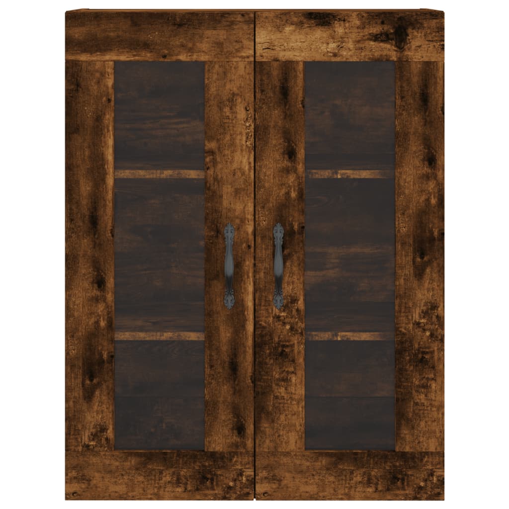 Nástěnná Skříňka Kouřový Dub 69,5 X 34 X 90 Cm Kompozitní Dřevo